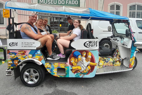 Tour privati di Lisbona in tuk-tuk 100% elettricitour privati di Lisbona in tuk-tuk 100% elettrici