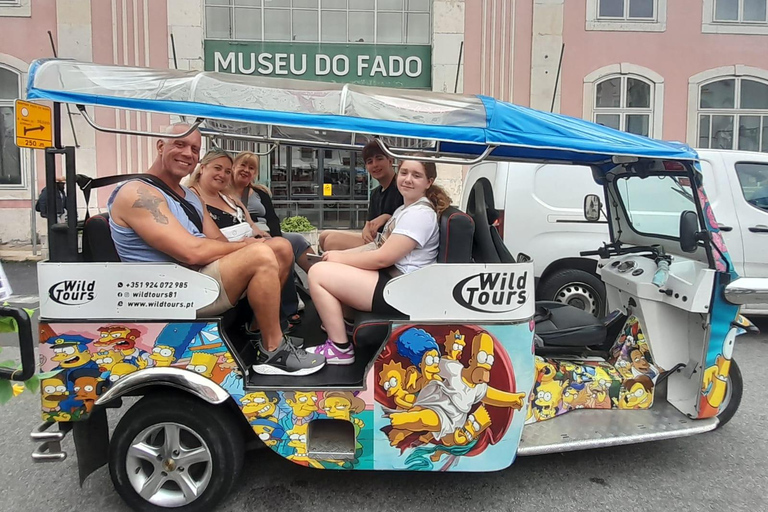 Tour privati di Lisbona in tuk-tuk 100% elettricitour privati di Lisbona in tuk-tuk 100% elettrici