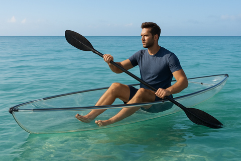 马斯喀特：在达亚马尼亚特群岛与海龟一起浮潜和皮划艇半日团体浮潜和皮划艇之旅，与海龟同行