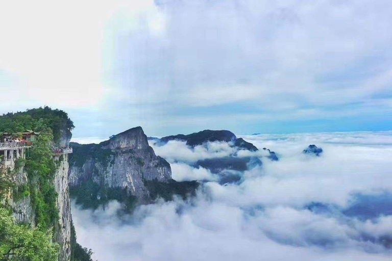 Zhangjiajie: passeggiata nel cielo della montagna di Tianmen e ponte di vetro