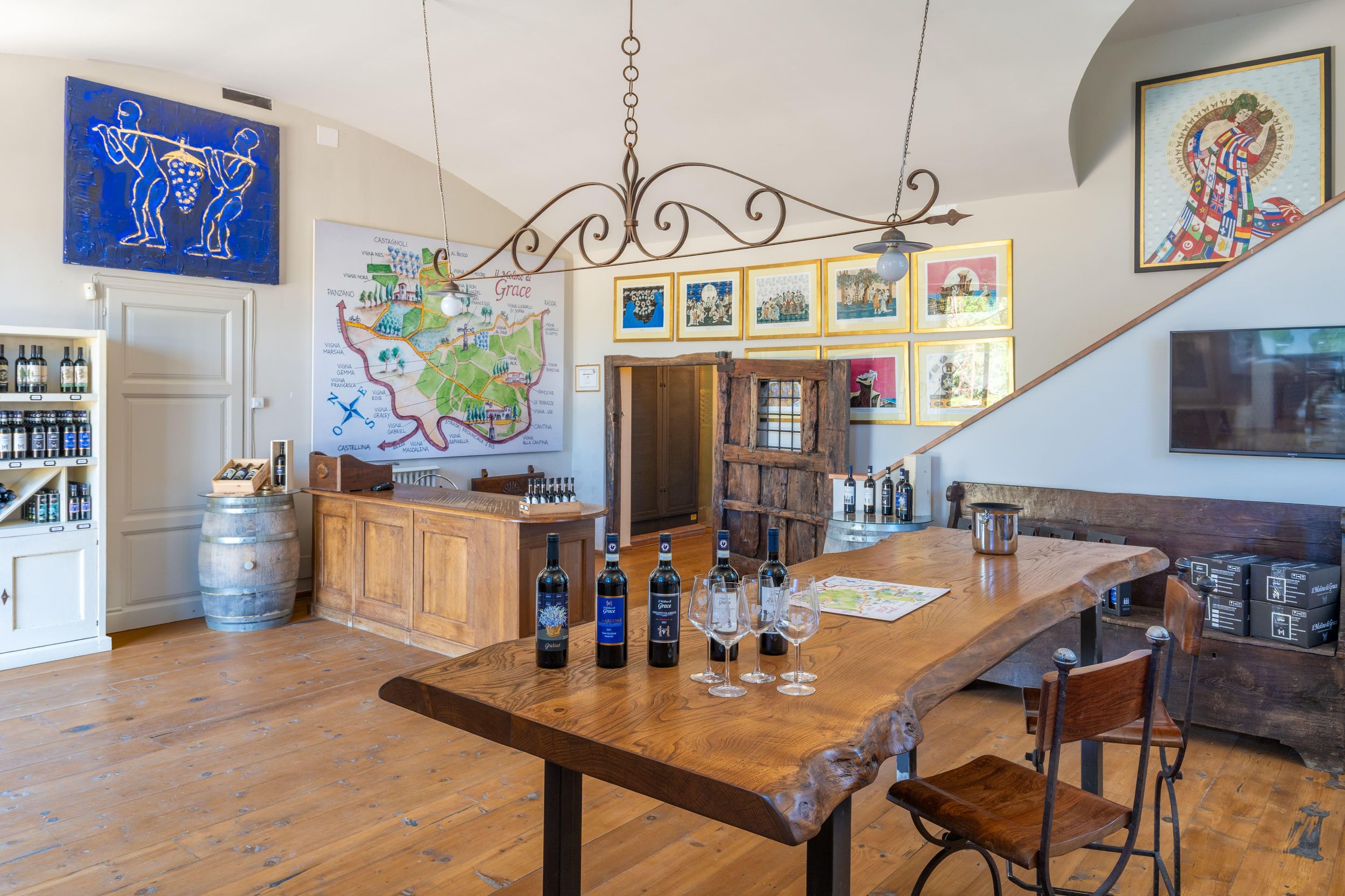 Il Molino di Grace: Tour durch den Weinberg und den Weinkeller mit Weinverkostung