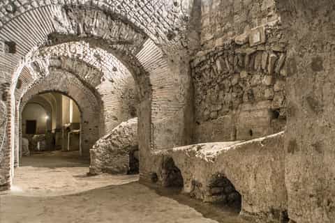 San Lorenzo Maggiore and Neapolis Sotterrata underground ruins in Naples