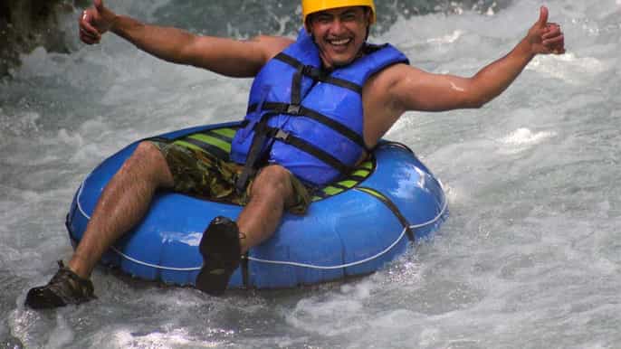 blue river fullday water tubing and hot springs tour