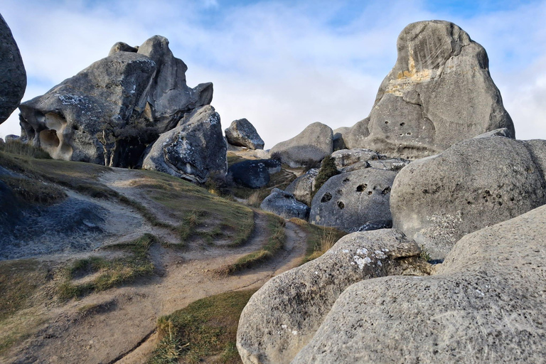 Christchurch: Waimakariri River Train & Castle Hill Day Tour