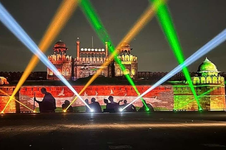 Guidad tur: Red Fort Light &amp; Sound Show med guide