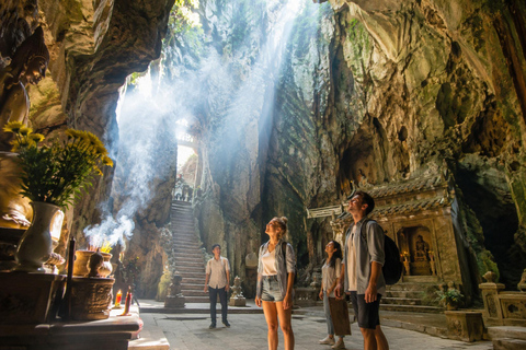 Da Nang: Marble Mountains, Monkey Mountain & Cave Tour Group Tour Afternoon (PM)