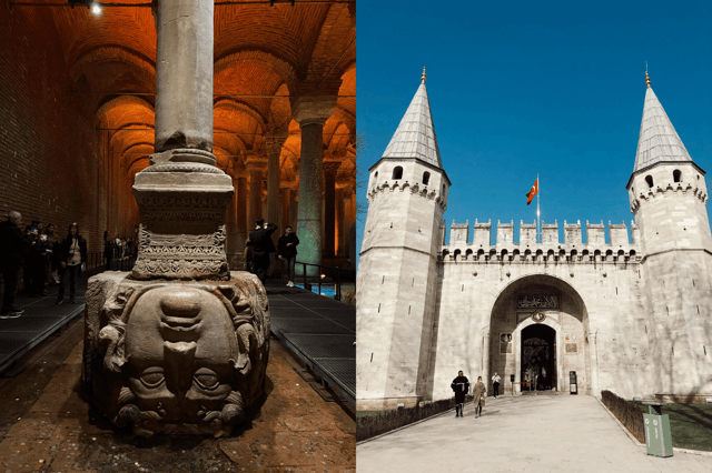 Basilica Cistern & Topkapi Palace Combo Ticket + Audio Guide