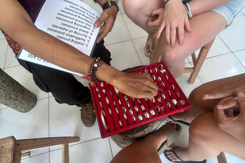 Bali: Hands-On Making Silver Jewelry in Kuta and UluwatuMEETING POINT IN LEGIAN (KUTA SILVER MAKING CLASS)
