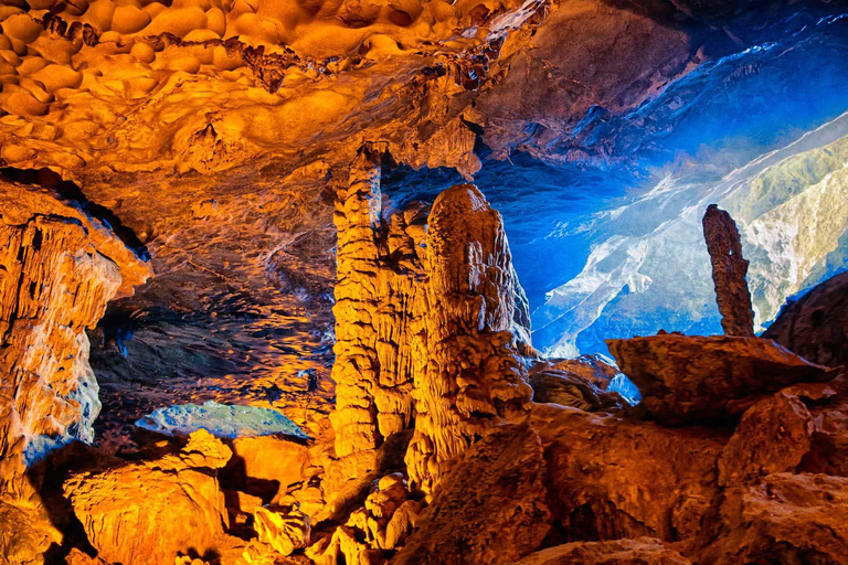 Ha Long Bay Luxury Day Cruise: Caves, Island & Sunset Escape Private Tour Guide & Shared Car Transfer & Shared Cruise