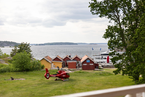 Stockholm Helicopter Tour with Lunch at Grinda