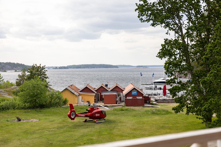 Stockholm Helicopter Tour with Lunch at Grinda