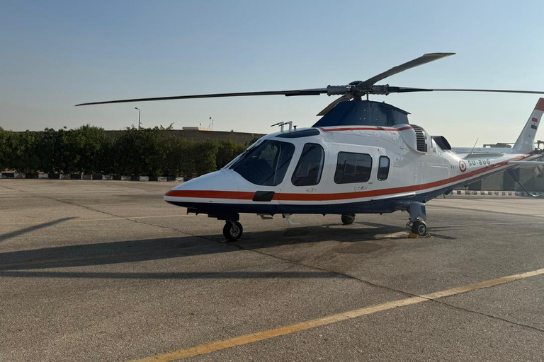 45 min Helicopter Experience Over the Great Pyramids Cairo