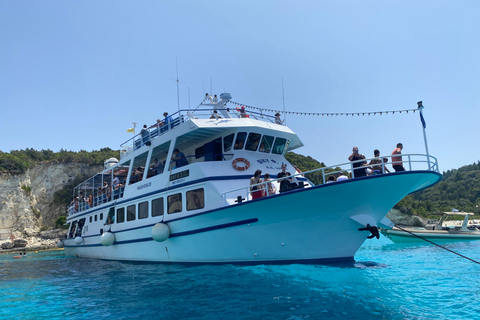 Parga: Iconic Paxos, Antipaxos & Blue Caves Cruise with Swim
