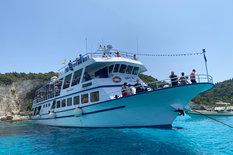 Parga: Iconic Paxos, Antipaxos & Blue Caves Cruise with Swim