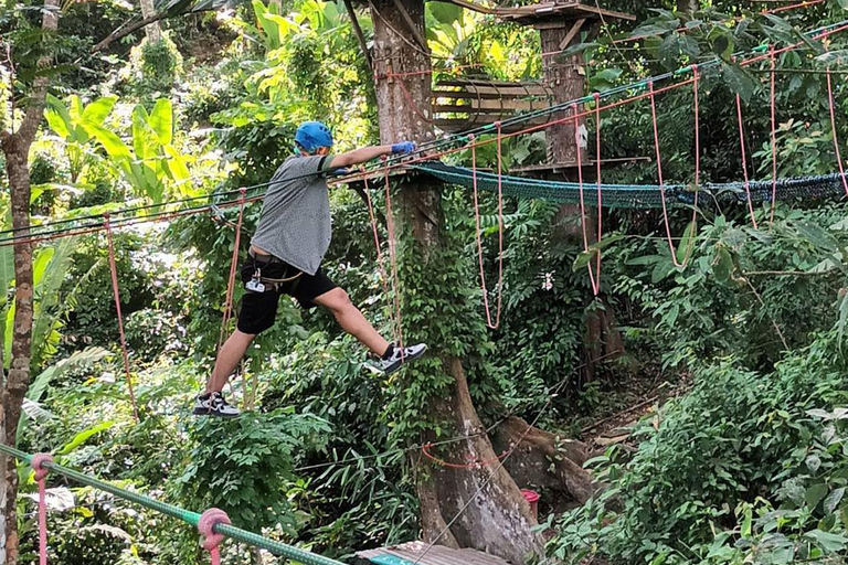 Phuket: Jungle Xtrem Avonturen en Zipline ParkAvontuur voor gevorderden met 45 platforms