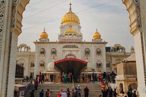 Delhi: Shared Group Tour + Free Qutub Minar Entry Ticket New Delhi Tour with Guide+Transport+ 1 Ticket