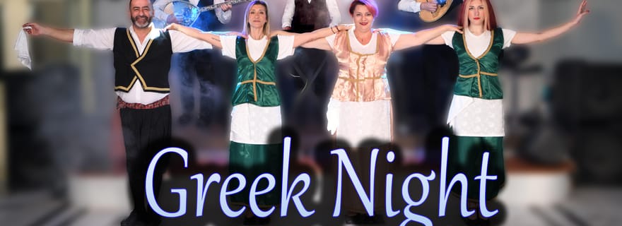 Kamari: spettacolo greco, cena a buffet e drink al Dimitris