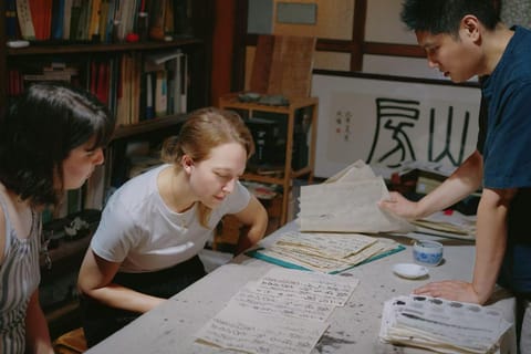 Beijing: Chinese Calligraphy Masterclass & Silk Scroll Craft
