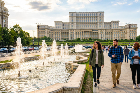 Bucharest's Palaces: Parliament, Ceaușescu & Village Museum COACH TOUR Audio guide in 24 languages