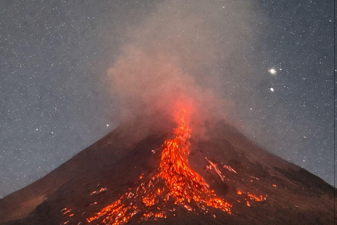Mount Merapi Jeep Sunset & Lava Flow Night Tour with Pickup