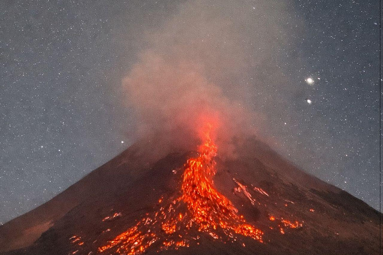 Mount Merapi Jeep Sunset & Lava Flow Night Tour with Pickup