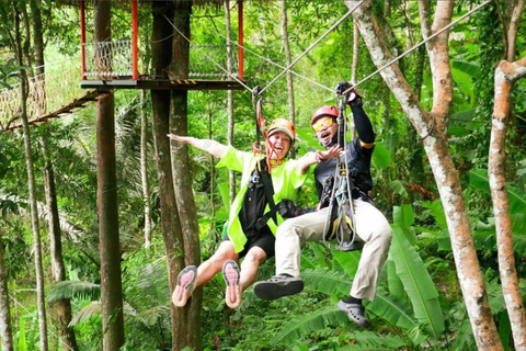 Jakarta/Bogor: Zipline Adventure, ATV, Waterfall & Transfer