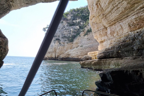 Vieste: South Coast Boat Excursion with a Swim Stop Vieste: South coast boat excursion with swim stop