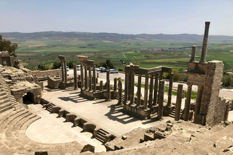 Excursion privée d&#039;une journée à Testour, Dougga et Bulla Regia