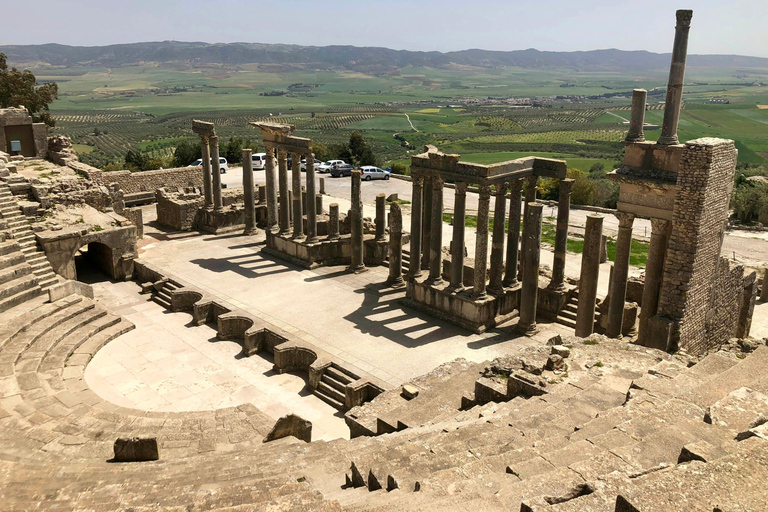 Excursion privée d&#039;une journée à Testour, Dougga et Bulla Regia