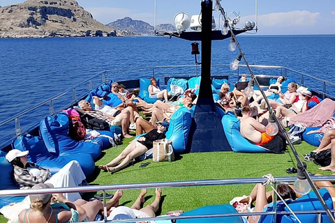 Rhodes: Lindos Cruise with Swimming Stops