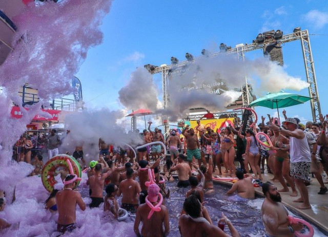Visit Cancún Coco Bongo Beach Party Experience in New York City