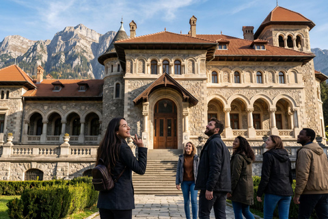Bucharest: Wednesday’s Nevermore, Bran & Peles Castles Tour Audio guide in 24 languages