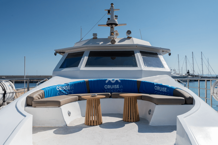 Athens: Riviera Sunset Cruise with Music & Swimming Cruise Without Pickup