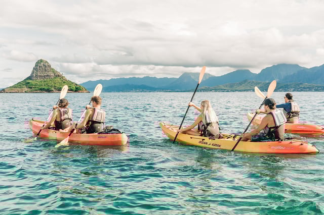 Oahu: location de kayak Mokoliʻi et randonnée autoguidée