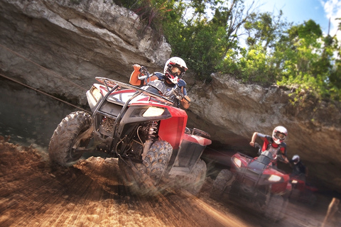 Zipline-cursus en ATV-avontuur: dagtour Cancun