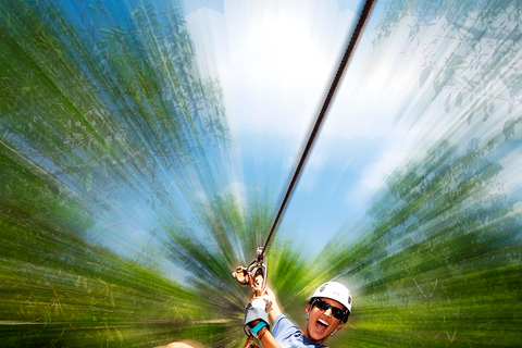 Zipline-cursus en ATV-avontuur: dagtour Cancun