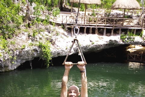 Zipline-cursus en ATV-avontuur: dagtour Cancun