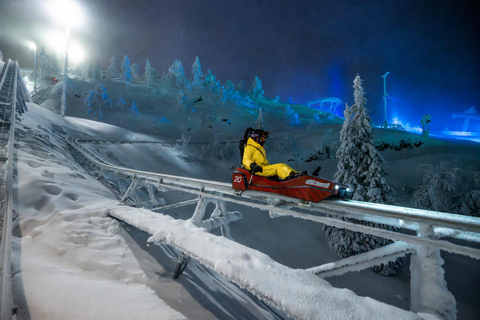 Rovaniemi to Ruka Roller Coaster & Korouoma Canyon Waterfall