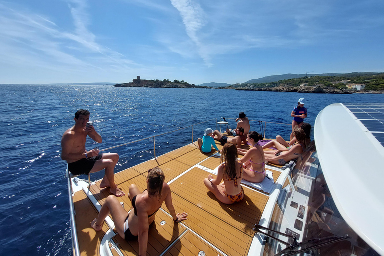 Esperienza di snorkeling a bordo dell&#039;E-Catamaran a Palma BayEsperienza di snorkeling nella baia di Palma