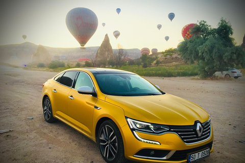 Cappadocia: Private Driver-Guided Tour -Hotel Pickup &Drop Fulll day -sunrise baloon -day tour-sunset tours, 3 in 1