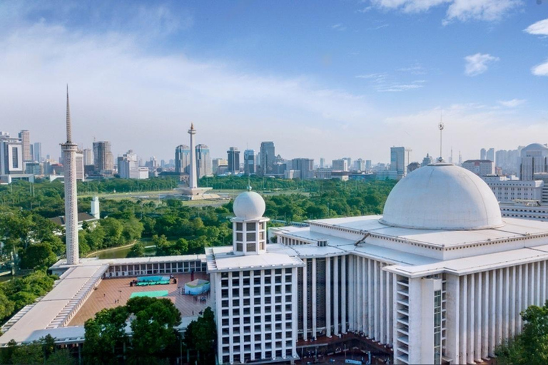 Vanaf het vliegveld: Welkom bij de Hoogtepunten Tour van Jakarta