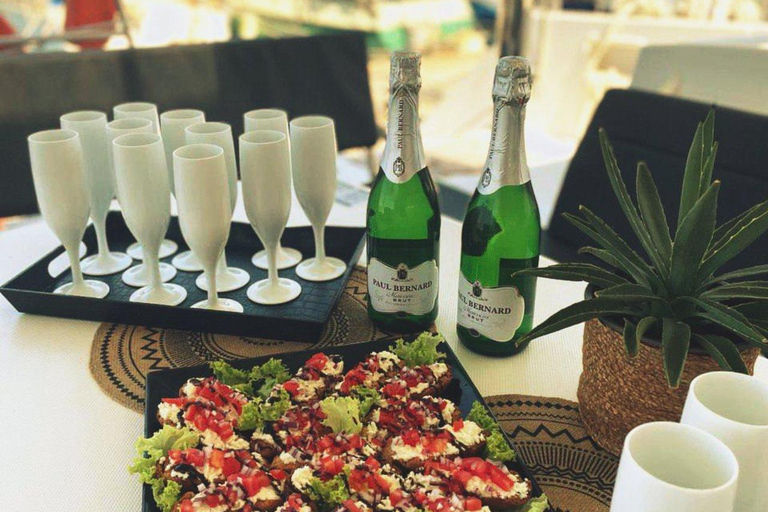 From Panormo: Sunset Cruise with Snacks and Drinks Sunset Cruise without Transfer