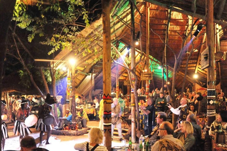 Victoria Falls: Boma Dinner with Drum Show and Transfers