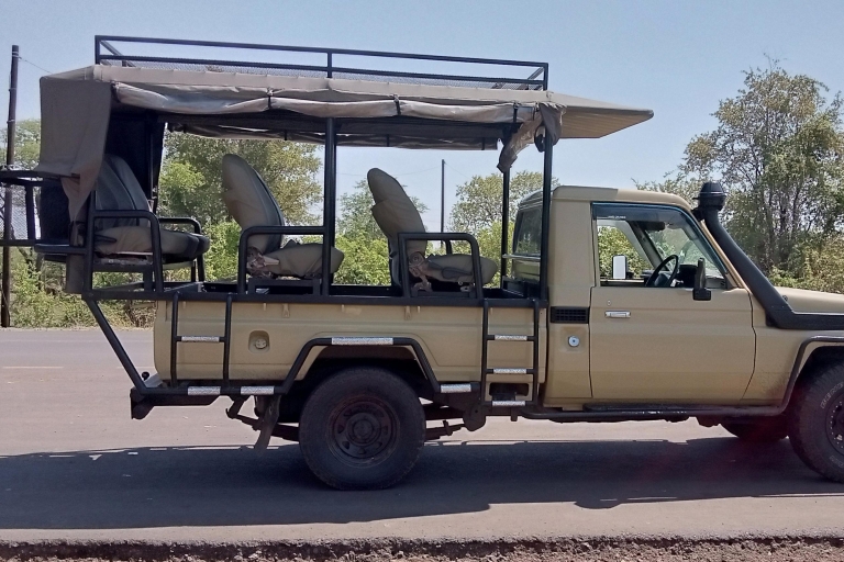 Pirschfahrt und Nashornspaziergang in Livingstone, Sambia