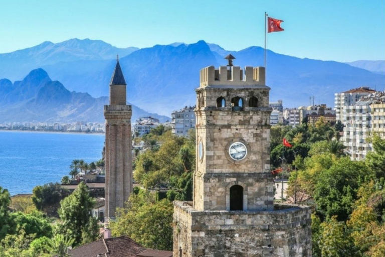 Antalya: Old City Tour w/Boat Trip, Cable Car & Waterfalls City Tour with Lunch and Düden Waterfall