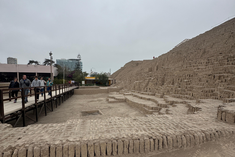 Culture in Lima: Huaca Pucllana and the Historic Center with Catacombs Huaca + Catacombs