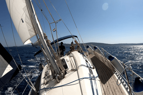 Split: Half Day Sailing Tour with Swim Stop, Snacks and Wine