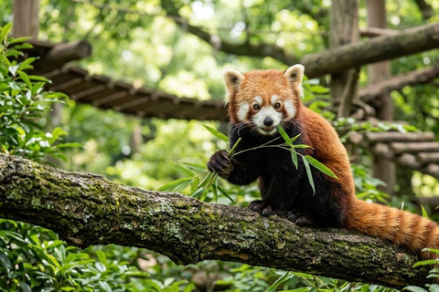 Tokyo: Ichikawa City Zoo Tour with Red Pandas & Punch-kun