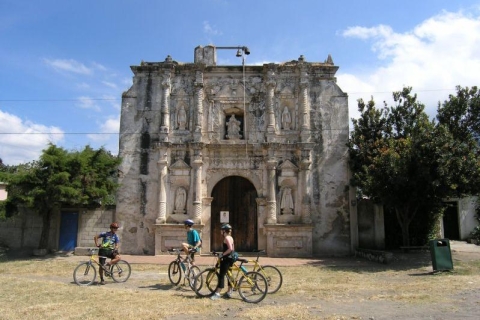 Recorrido de medio día en bicicleta por las ciudades perdidas de Almolonga en Antigua