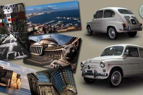 Napels: privétour door klassieke Fiat 500 of Fiat 600